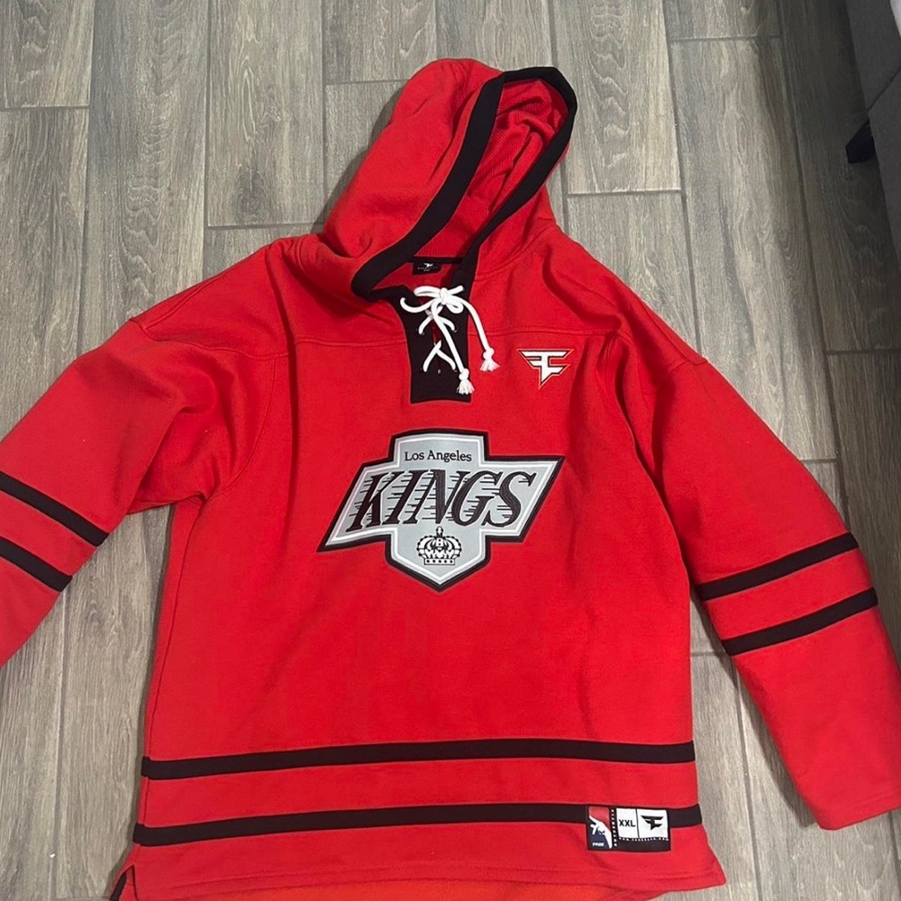 FaZe Clan x LA Kings Lace up Hoodie